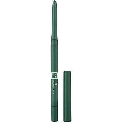 3INA MAKEUP Vegan The 24h Automatic Eye Pencil 739 Green Long Lasting Waterproof Eyeliner - Maison des fragrances