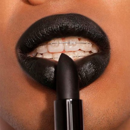 3ina Matte Black Lipstick with Magnetic Cap Hydrating Finish Cruelty Paraben Free and Vegan 0.11oz - Maison des fragrances
