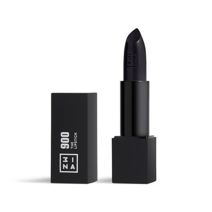 3ina Matte Black Lipstick with Magnetic Cap Hydrating Finish Cruelty Paraben Free and Vegan 0.11oz - Maison des fragrances