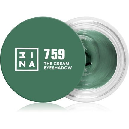 3INA The 24H Cream Eyeshadow - Olive Green, 3 ml - Maison des fragrances