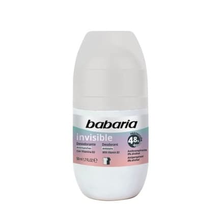 Babaria Invisible Deodorant Roll On Déodorant (Déo) Mixte 50ml