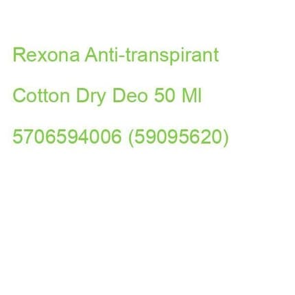 Rexona Cotton Dry Deo Déodorant (Déo) Mixte 50ml