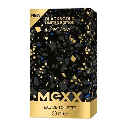 Mexx Black & Gold Limited Edition Man Woody-Fruity Eau de Toilette (EDT) Mixte