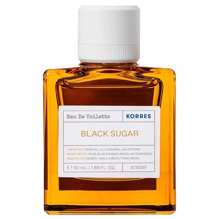 KORRES BLACK SUGAR Eau de Toilette pour femme  Dermatologically Tested Vegan 50ml Korres