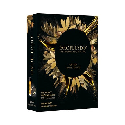 Orofluido Limited Edition Gift Set Elixir with Amber Perfume Hair Oil 100ml + Compact Mirror Maison des fragrances