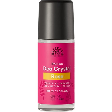 Urtekram Organic Rose Crystal Roll on Deodorant 50ml Maison des fragrances