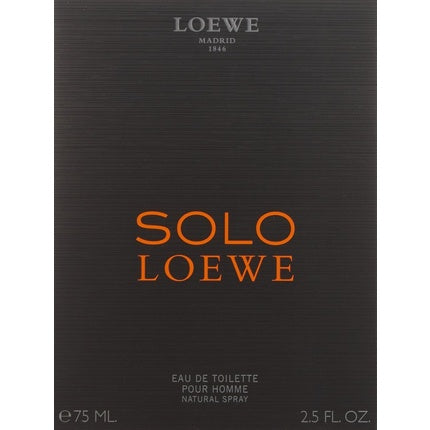 Loewe Solo EDT Vaporisateur 75ml