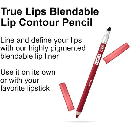 Pupa Milano True Lips Blendable Lip Liner 29 Fire Red