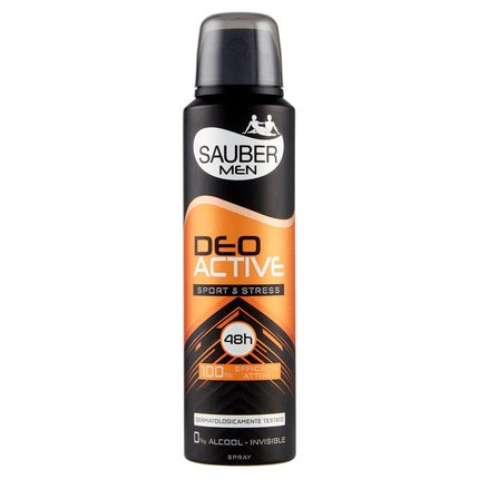 Sauber Deoactive Men Spray Sport & Stress 150ml Sauber