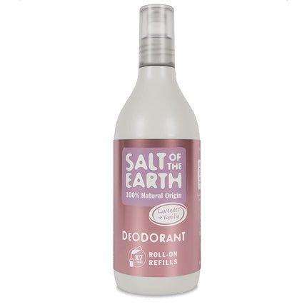 Salt of the Earth Lavender & Vanilla Natural Deodorant Roll On Refill 525ml Salt Of The Earth