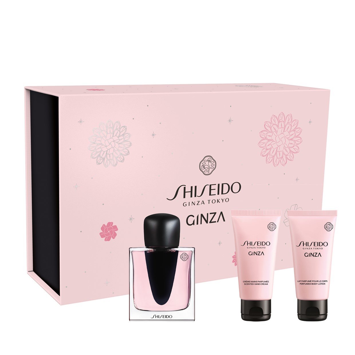 Shiseido Ginza Eau De Parfum 50ml With Body Lotion 50ml And Hand Cream 50ml