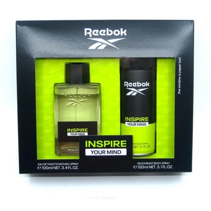 Reebok Inspire Your Mind Gift Set 100 Milliliters And Deodorant 150 Milliliters Coffret (Coffret) Mixte