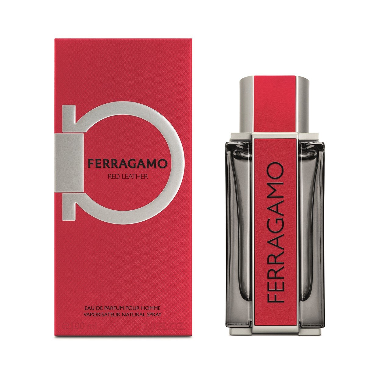 Salvatore Ferragamo Red Leather Pour Homme Eau De Parfum 100ml
