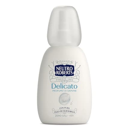 Neutro Roberts Deo Vapo Delicato Zero Aluminum Salts with Pure Glycerin Oil Deodorant and Dermatologically Tested 100% Recycled Plastic 48h Déodorant (Déo) Femme 75ml