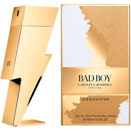 Carolina Herrera Bad Boy Gold Fantasy Eau De Toilette 100ml For Men