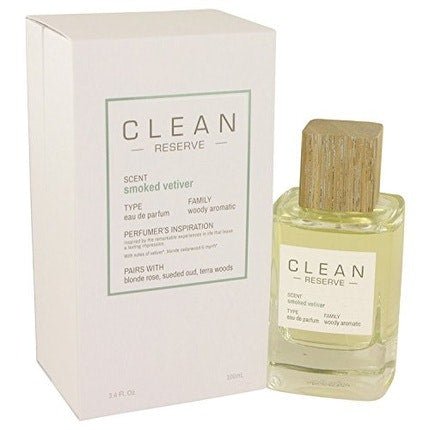 Clean Smoked Vetiver Eau de parfum  100ml Clean