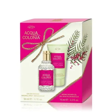 4711 Acqua Colonia Pink Pepper and Grapefruit 50ml EDC with 75ml Shower Gel 4711