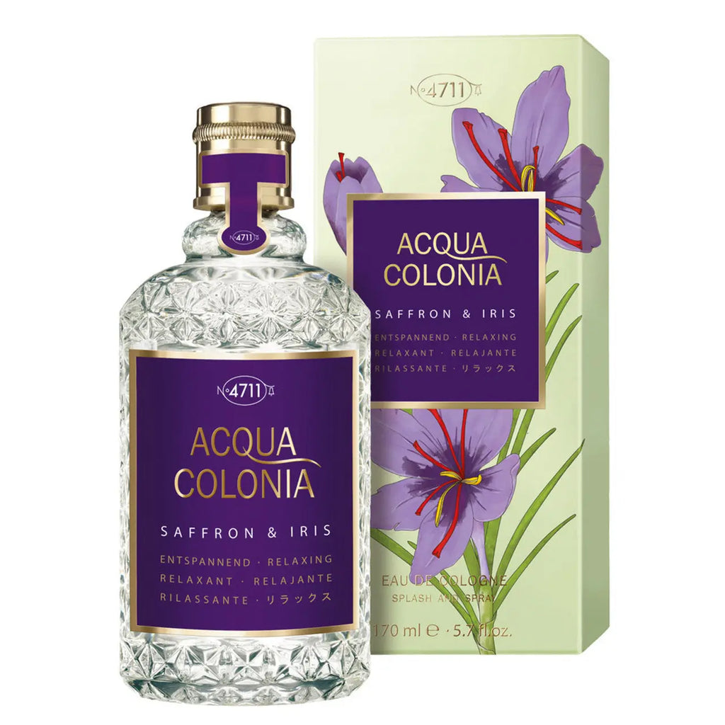 4711 Acqua Colonia Saffron & Iris 5.7 Eau De Cologne Spray 170ml 4711