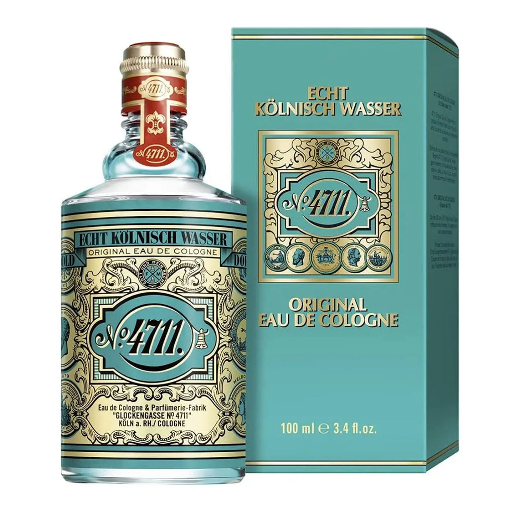 4711 Echt Kolnisch Wasser Eau de Cologne 50ml Natural Spray - Iconic Scent in Iconic Bottle - Unisex - Soothing for Body, Mind, and Soul Fruity 500ml 4711