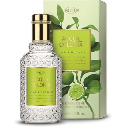 4711 Acqua Colonia Lime Nutmeg Unisex Eau de Cologne (EDC) Mixte 50ml - Maison des fragrances