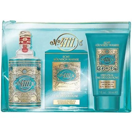 4711 Original Eau De Cologne Premium Gift Set Shower Gel Aftershave - Maison des fragrances