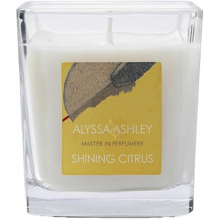 Alyssa Ashley Shining Citrus Scented Candle 145g Alyssa Ashley