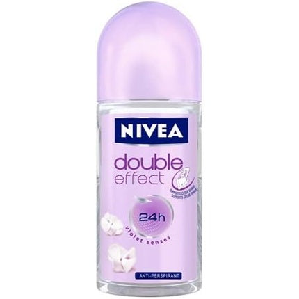 Nivea Double Effect Deodorant Roll-On 1.7 Fluid Ounce Nivea