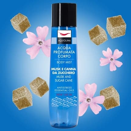 Aquolina Body Mist Musk and Sugar Cane Eau de Toilette (EDT) Mixte 150ml