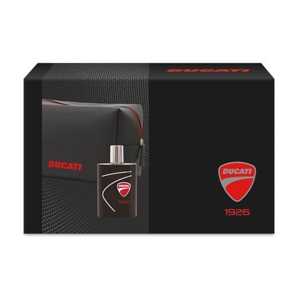 Ducati 1926 Aromatic Fougere Cologne for Men Body Spray with Bergamot and Cedar Lasting Fragrance with Pouch