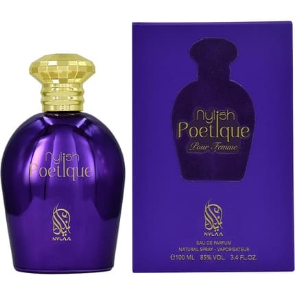 Nylaa Nylish Poetique Bloom - Rich Scent with Rose Musk and Vanilla Aroma Eau de Parfum 100 ml - Floral