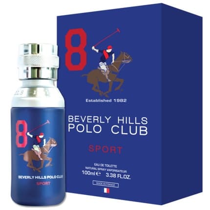 Beverly Hills Polo Club Sport Eight Eau de Toilette (EDT) Homme 100ml
