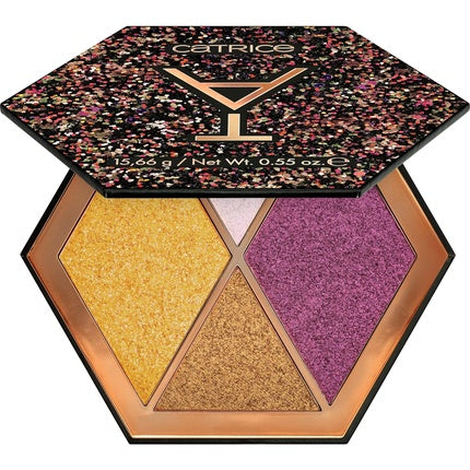 Catrice ABOUT TONIGHT Highlighter Palette C01 Multicolor 4 Colors Vegan Oil-Free Perfume-Free Alcohol-Free 15.66g Catrice