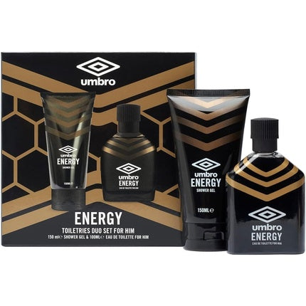 Umbro Energy Eau de Toilette and Body Wash 100ml 150ml 250ml Umbro