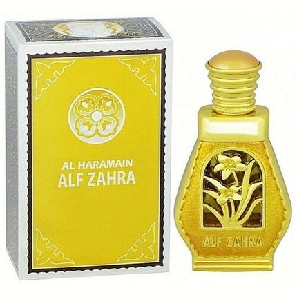 Al-Haramain Alf Zahra 15ml Oriental Floral Musk Attar Avec Patchouli, Sandalwood and Wood Notes Al-Haramain