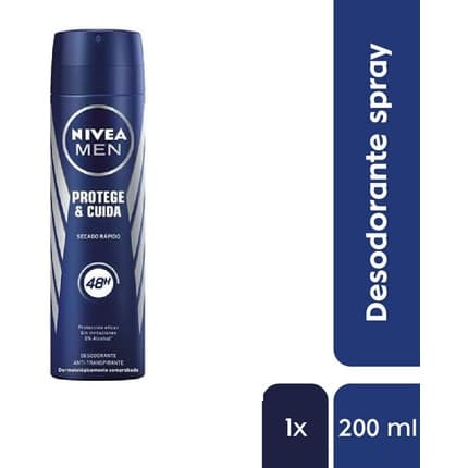 Nivea Protect And Care Deodorant Déodorant (Déo) Homme 200ml