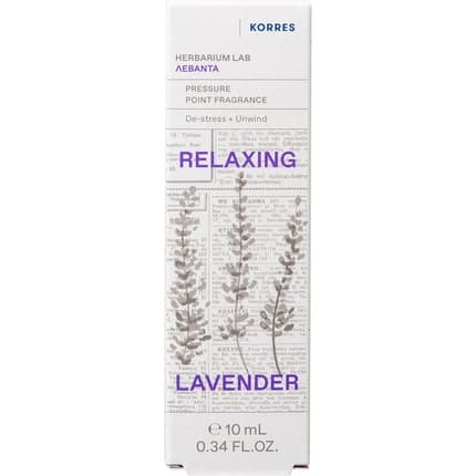 Korres Relaxing Lavender Pressure Point Fragrance Roller-Ball Aromatherapy Perfume 10ml