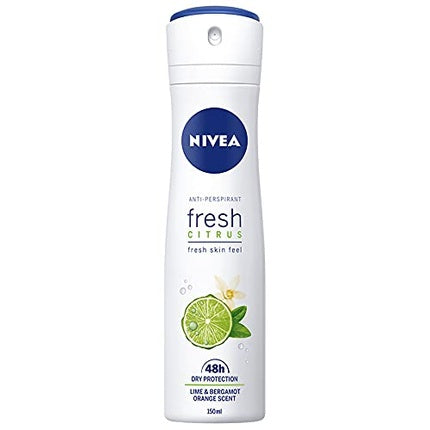 Nivea Fresh Citrus Deodorant 48h Women's Spray 150ml Nivea