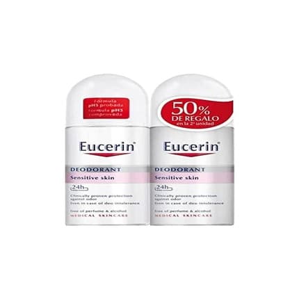 Eucerin Deodorant Roll On - Pack of 2 Unisexe