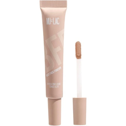 Mulac Cosmetics BFF Moisturizing Liquid Concealer Jason 6O Golden Tone with Olive Undertone Vegan 10ml