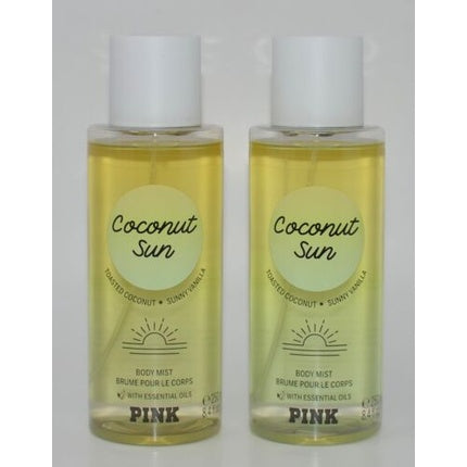 Victoria's Secret Pink Coconut Sun Scented Body Mist Spray Fragrance Vanilla Victoria's Secret