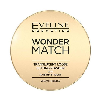 Eveline Wonder Match Light Setting Powder Amethyst Dust Vegan 6g