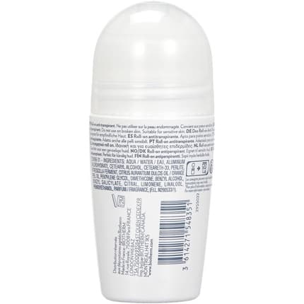 Biotherm Lait Corporel Rollon Antiperspirant 48h Protection Parabenfree Déodorant (Déo) Mixte 75ml