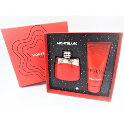 Montblanc Legend Red 's Fragrance Set + Shower Gel New Original Packaging Coffret (Coffret) Homme 50ml