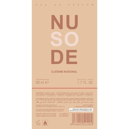 Costume National Costume N So Nude Eau de Parfum (EDP) Femme 50ml