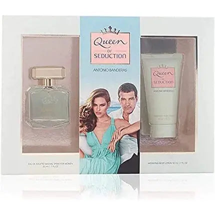 Antonio Banderas Queen of Seduction Giftset EDT Spray Plus Hydrating Body Lotion 50ml/50ml Antonio Banderas