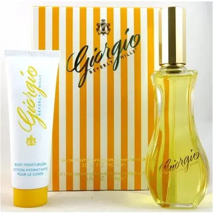 Giorgio Beverly Hills Yellow Eau de Toilette Spray with Body Moisturizer 90ml/50ml Giorgio Beverly Hills