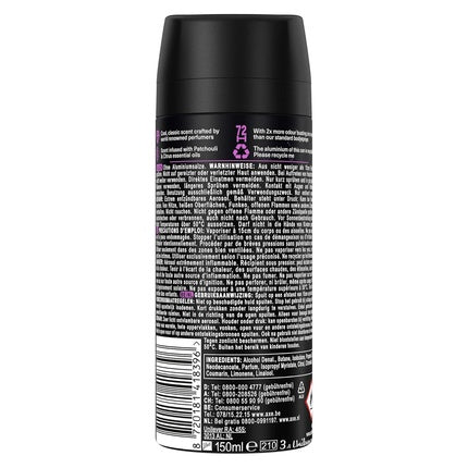 Axe Fine Fragrance Collection Premium Bodyspray Purple Patchouli Deodorant without Aluminum for 72 Hours Freshness 150ml Axe/Lynx