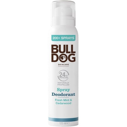 Bulldog Skincare for Men Fresh Mint & Cedarwood Spray Deodorant Bulldog