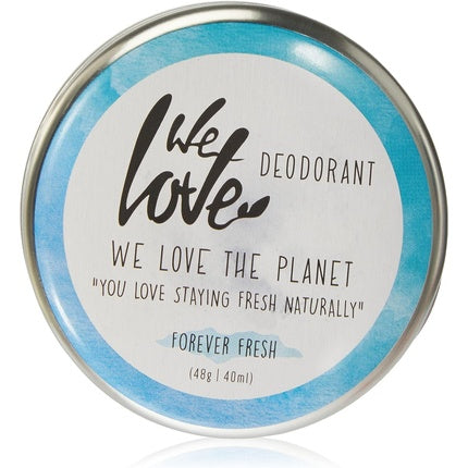 We Love The Planet Tin Forever Fresh Deodorant Cream 48g We Love The Planet