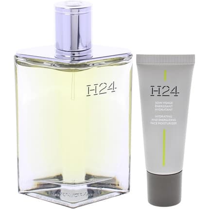 Hermès H24 par Hermes 2 Pc Gift Set and Face Moisturizer Coffret (Coffret) Homme 98ml
